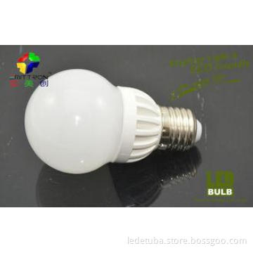 White E27 SMD 2835 6W LED Globe Bulbs 270 Degree With 500lm